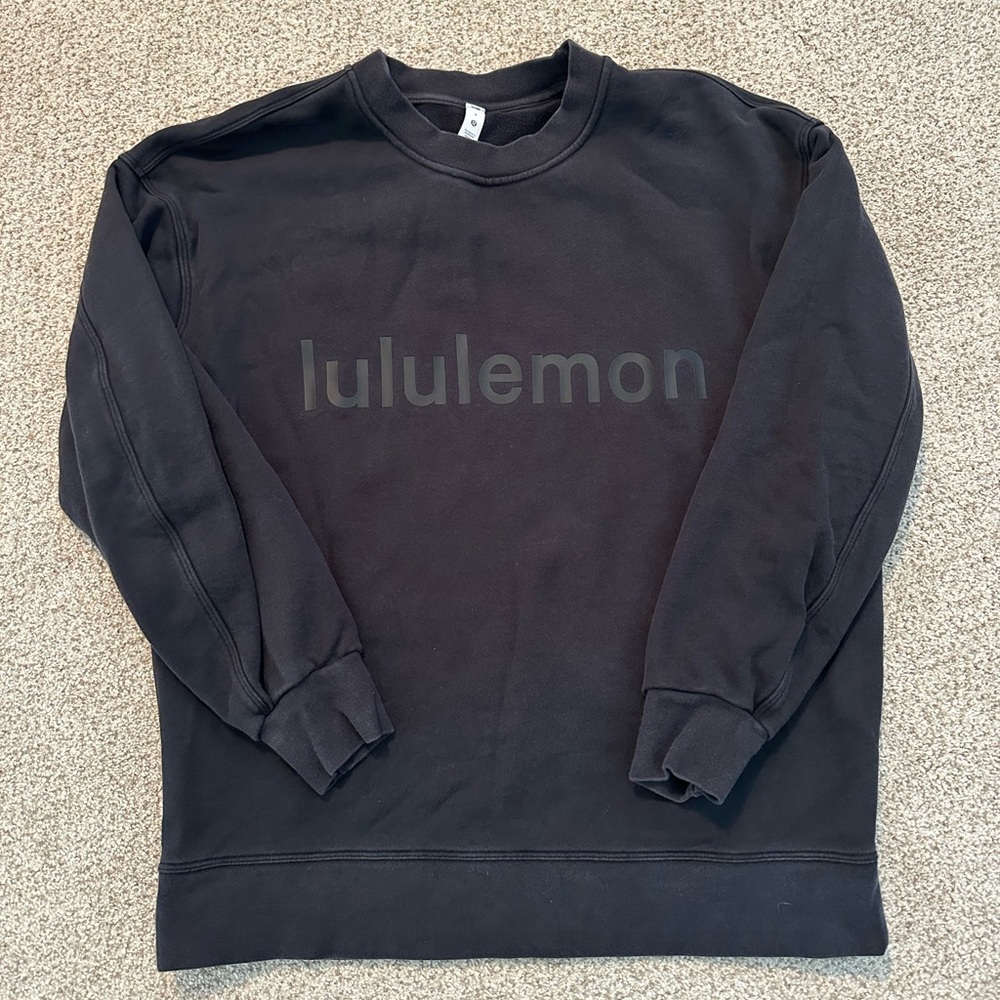 All yours graphic crew sweatshirt